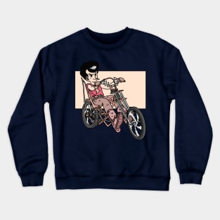 motorcycle chopper Crewneck Sweatshirt